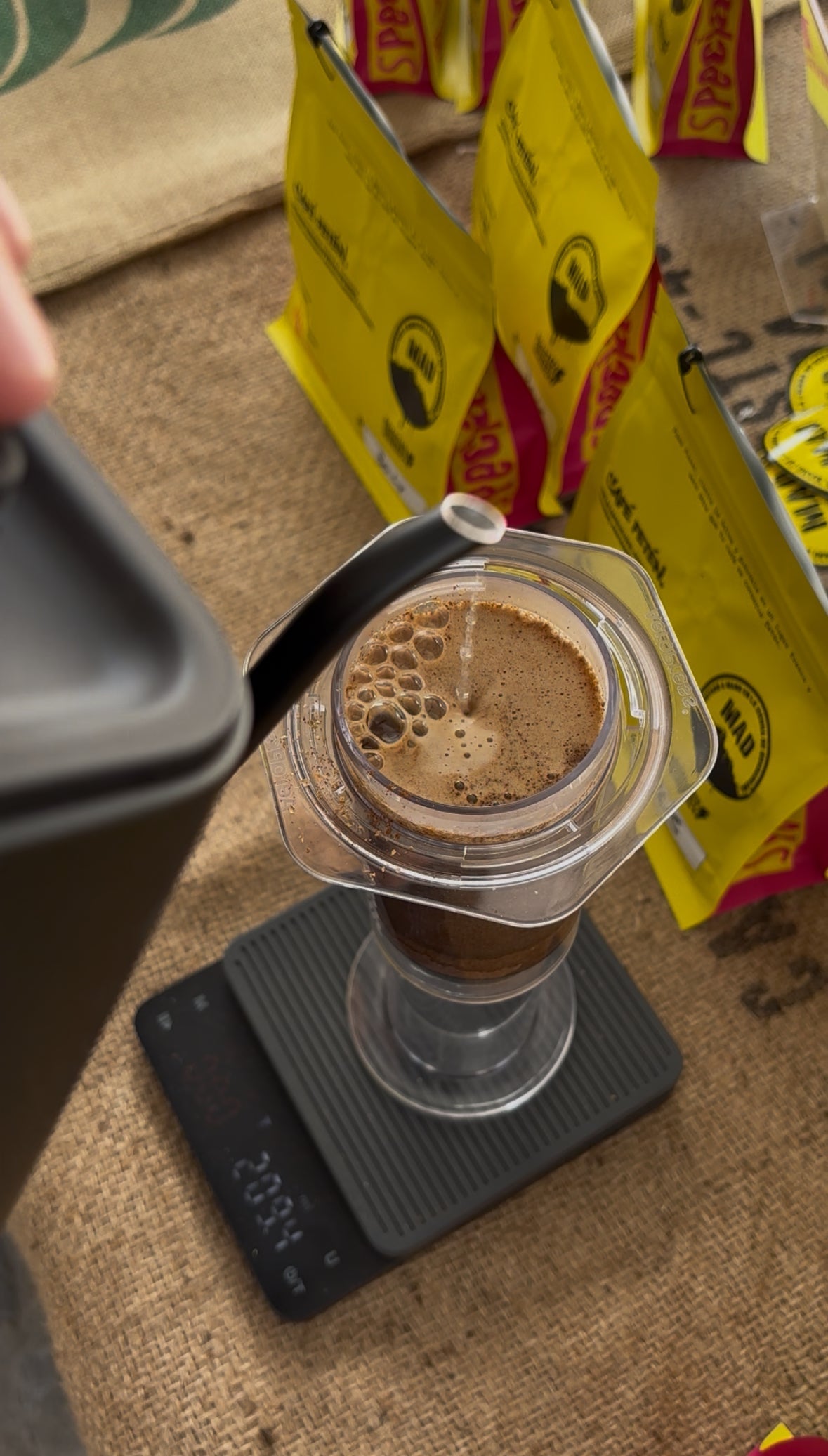 Cómo usar el ratio café-agua para preparar la taza perfecta.