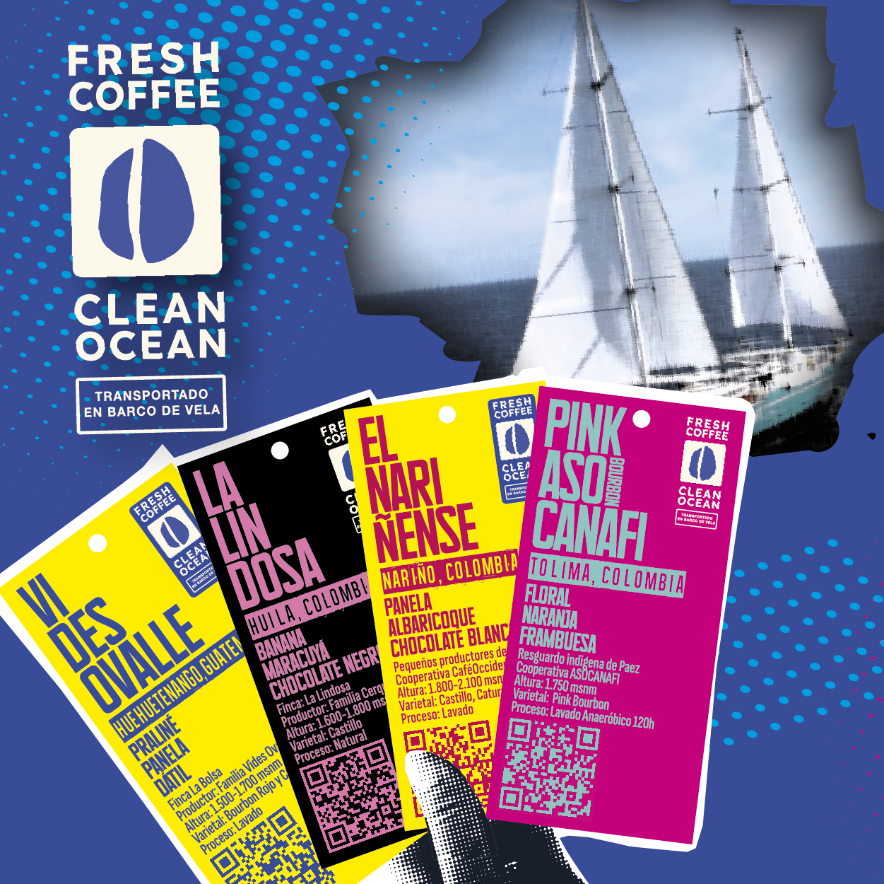 Pack Fresh Coffee Clean Ocean 1KG